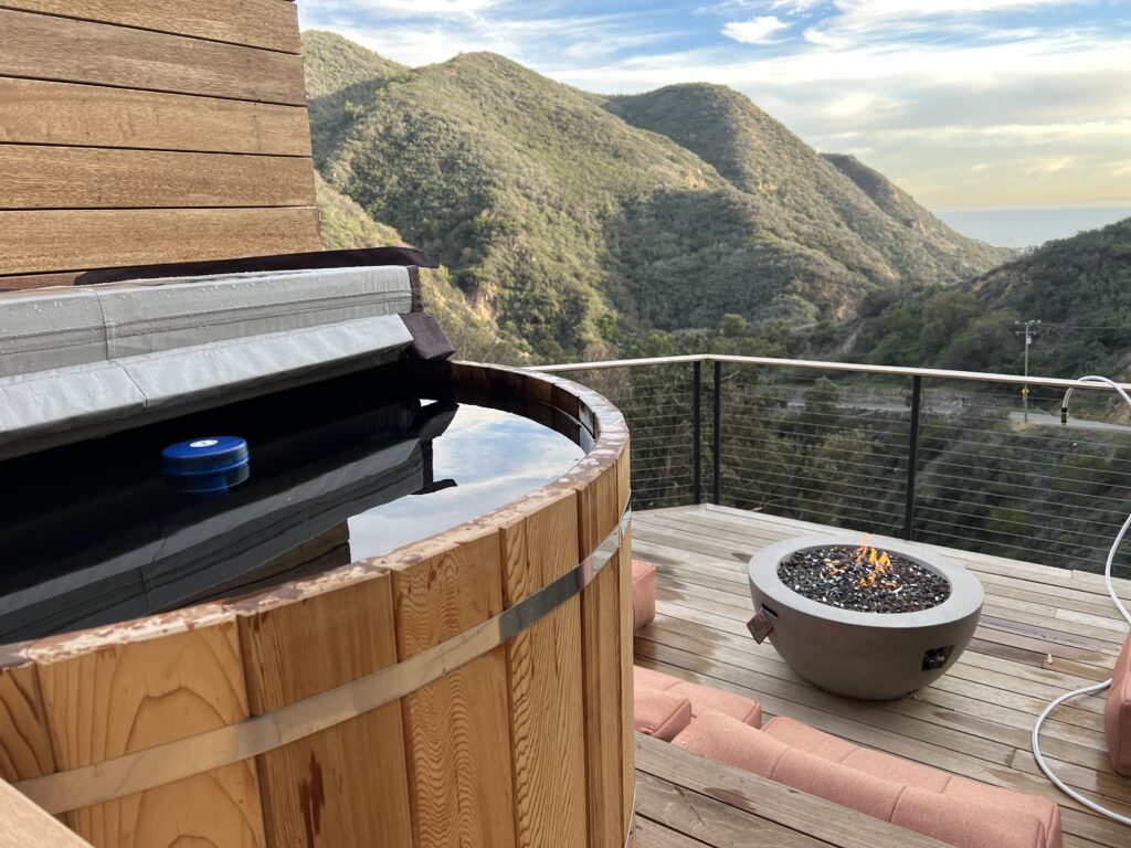 Hot Tub with a view_California