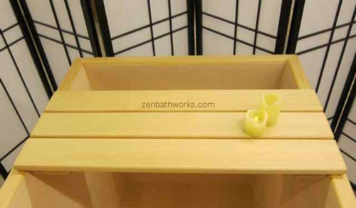 Wooden Ofuro Tub Tray in Hinoki