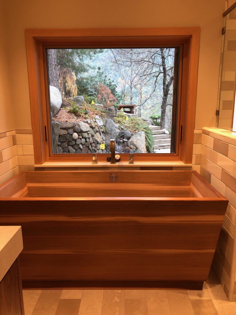 Zen Bathworks Red Cedar Kyoto Installed