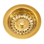 Floor Drain Finish Sample in Unlacquered Brass