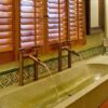 WaterBridge Deck Mount Double Sink Faucet