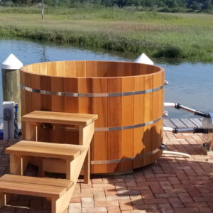 5' Round Cedar Hot Tub