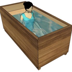 Hybrid Cold Plunge Ofuro Package with Heat/Chill System