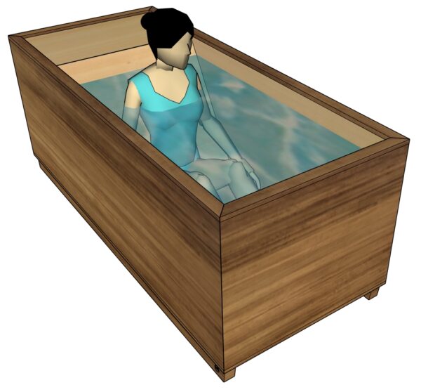 Hybrid Cold Plunge Ofuro Package with Heat/Chill System