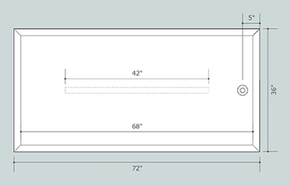 Onsen Ofuro 72 x 36 specs