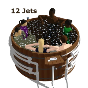 Double Massage Pumps (12 Jets) (+ $2340)