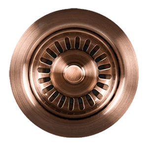 Floor Drain Finish Sample in Antique Copper