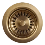 Floor Drain Finish Sample in Champagne Bronze