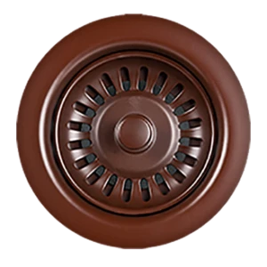 Floor Drain Finish Sample in Weathered Copper