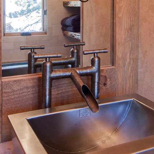 WaterBridge Deck Mount Sink Faucet