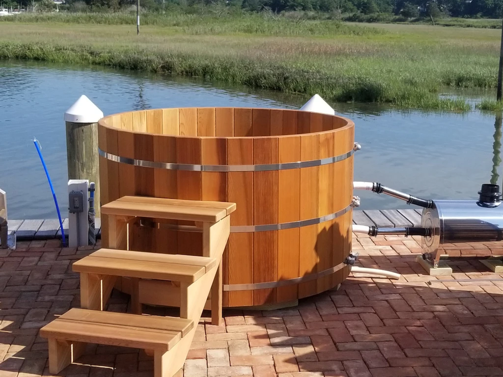 5' Round Cedar Hot Tub